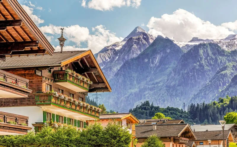 Das Dorf Kaprun