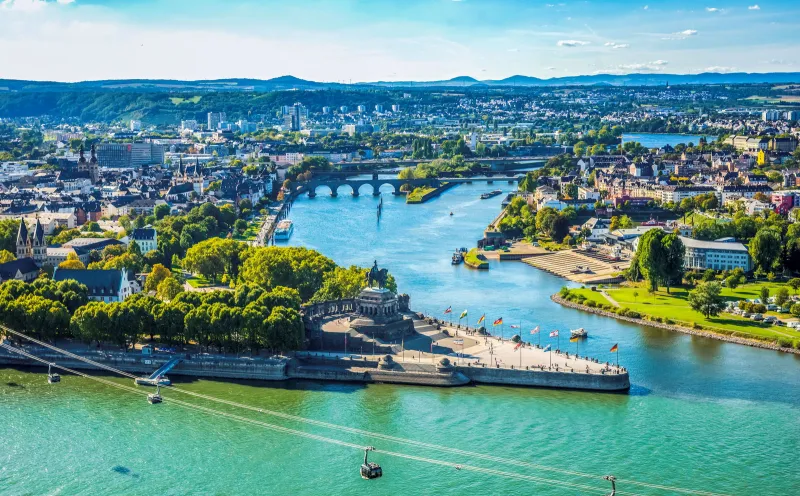 Das deutsche Eck in Koblenz