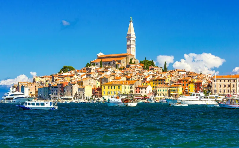 Aussicht auf Rovinj