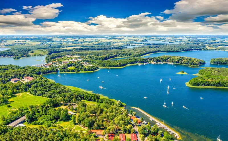Blick auf Lötzen