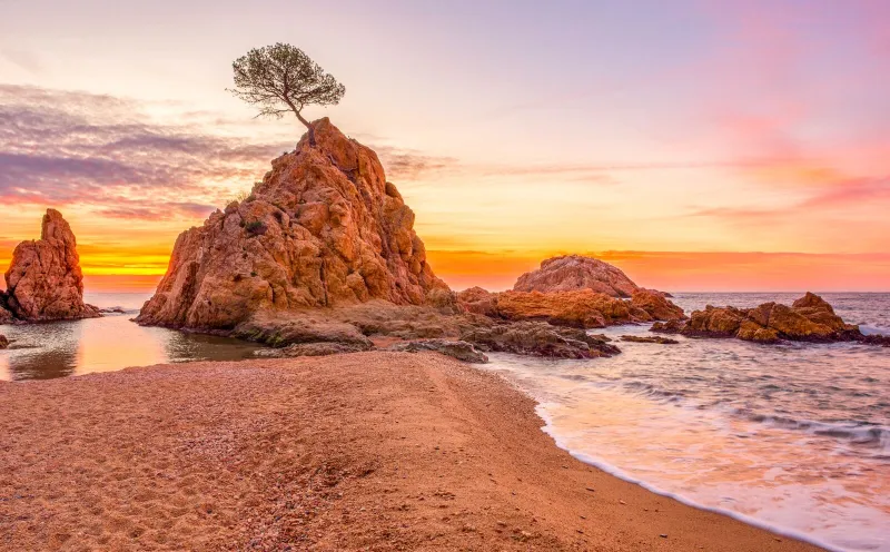 Sonnenuntergang Tossa de Mar