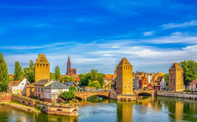 Die Ponts couverts in Straßburg