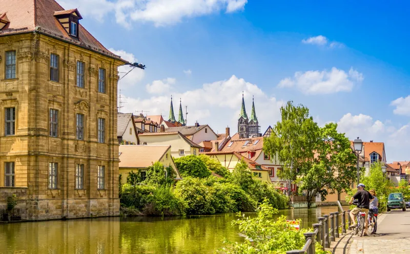 Bamberg, Altstadt, Regnitz, Villa Concordia