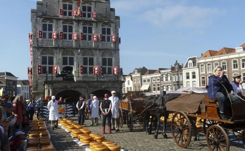 Käsemarkt in Gouda