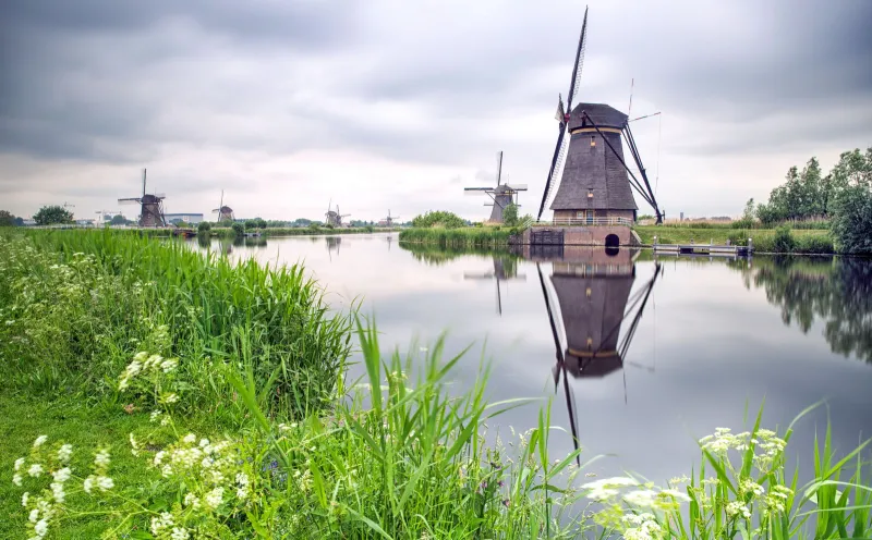 Windmühle Kinderdijk