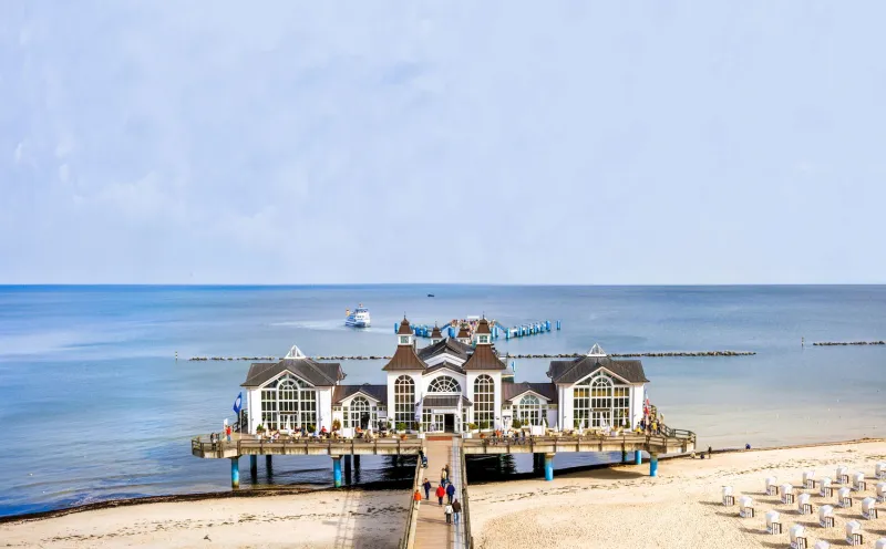 Seebrücke, Strand, Sellin