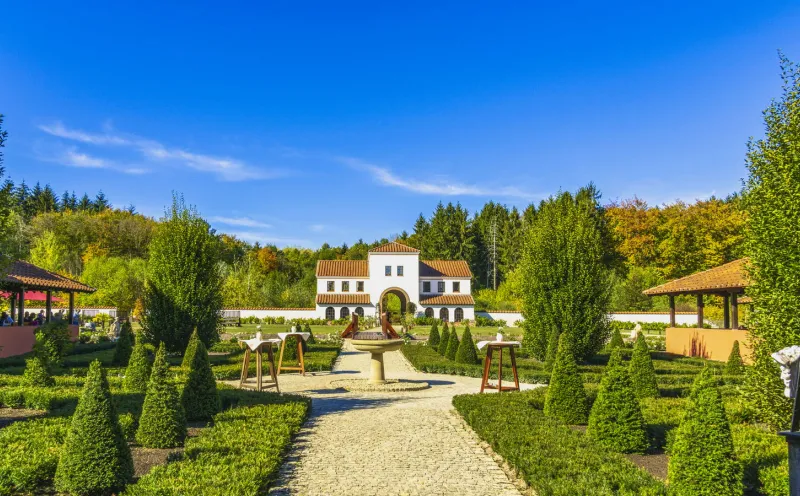 Die rekonstruierte Römische Villa Borg bei Perl