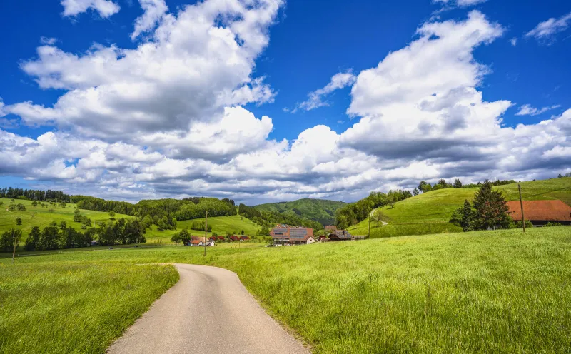 Auf dem Radweg bei Steinach 
