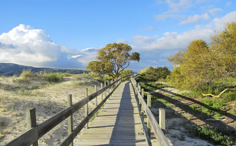 Strand bei Moledo auf dem Weg nach Caminho