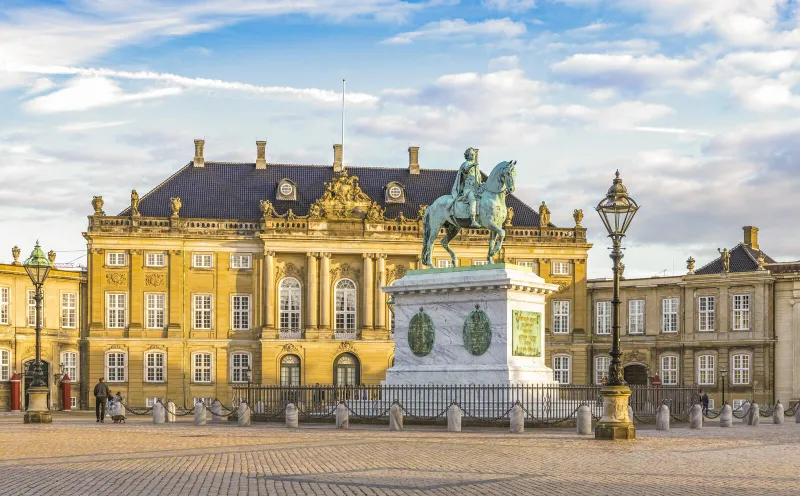 Schloss Amalienborg in Kopenhagen