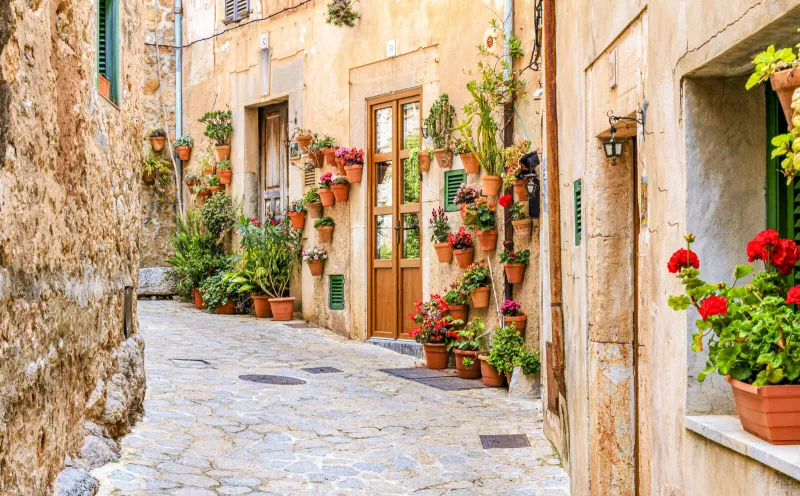 Gasse in Valldemossa