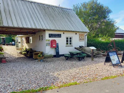 Eiscafé auf der Insel Skarø