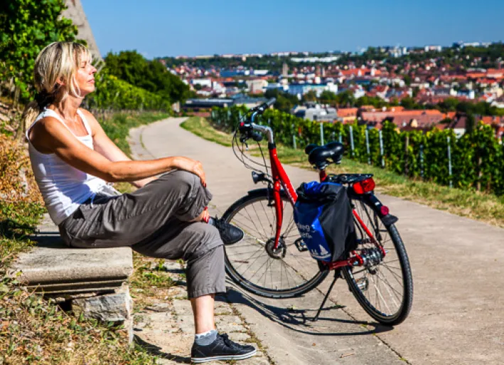 Radlerpause, Main-Radweg
