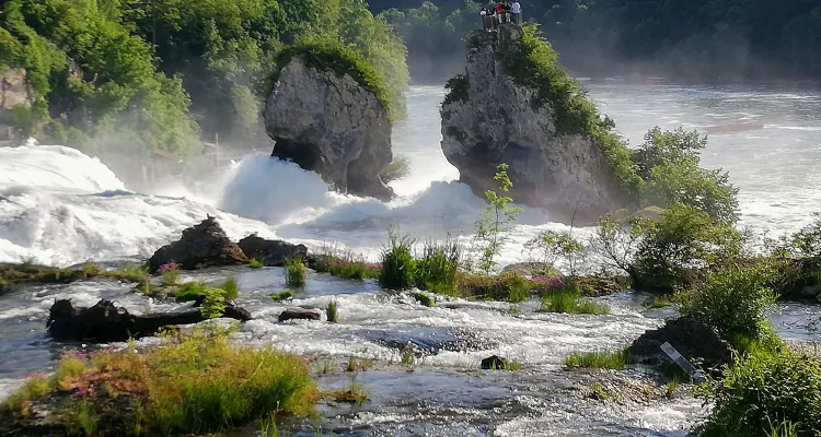 Der Rheinfall bei Schaffhausen