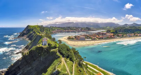 Radtour entlang der Atlantikküste in Spanien